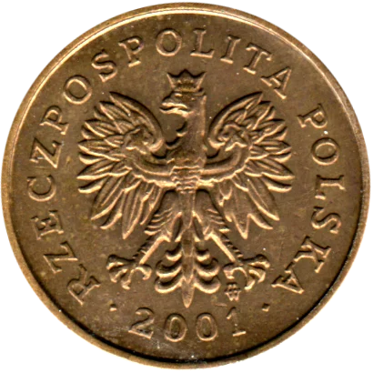 2 groszy, 2001 Obverse