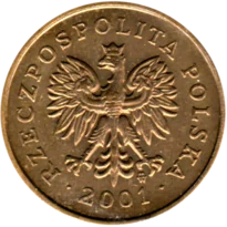 Preview 2 groszy, 2001 obverse