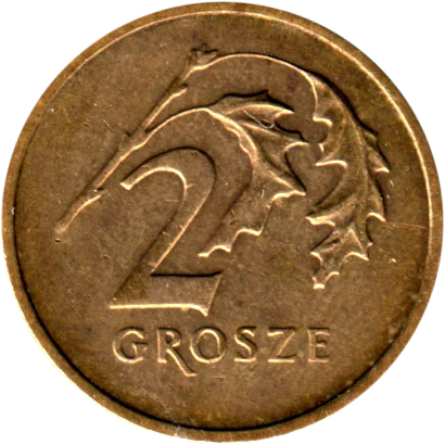 2 groszy, 2001 Reverse