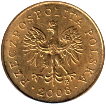 Preview 1 grosz, 2008 obverse