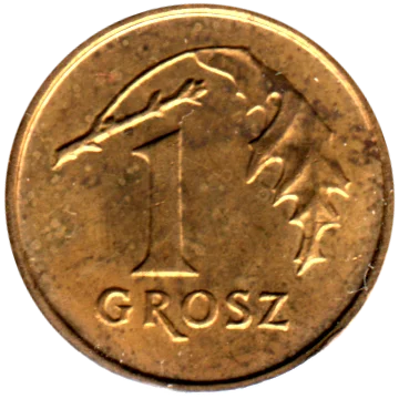 1 grosz, 2008 Reverse