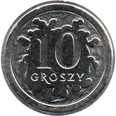 10 groszy, 2024 Reverse