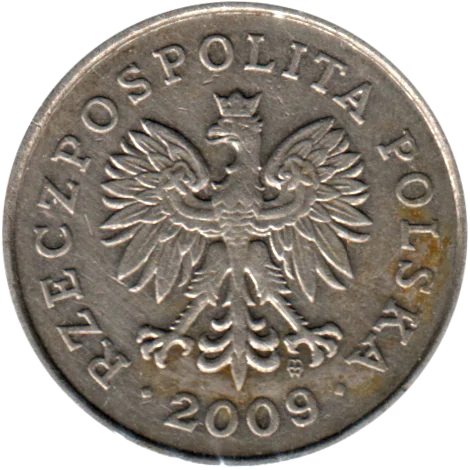 50 groszy, 2009 Obverse