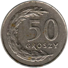 Preview 50 groszy, 2009 reverse
