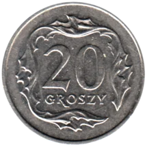 Preview 20 groszy, 2010 reverse
