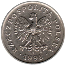 Preview 20 groszy, 1998 obverse
