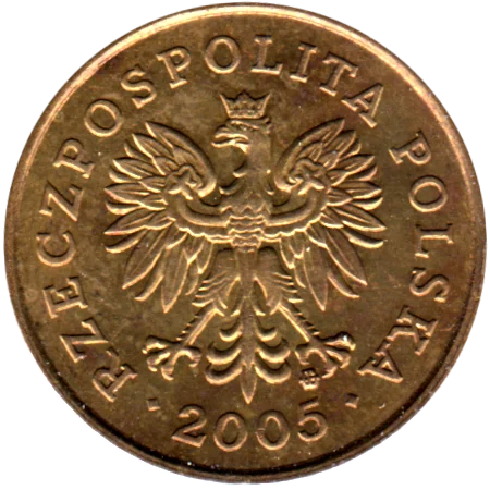 5 groszy, 2005 Obverse
