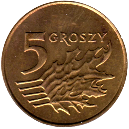5 groszy, 2005 Reverse