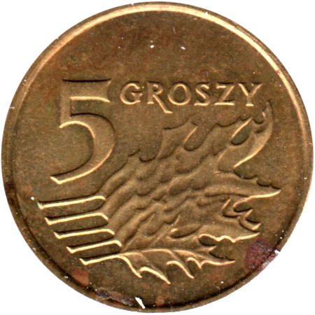 5 groszy, 2009 Reverse