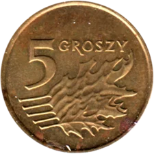 Preview 5 groszy, 2009 reverse
