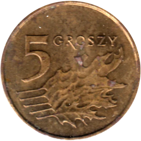 5 groszy, 2012 Reverse