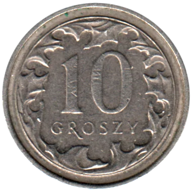 Preview 10 groszy, 2011 reverse