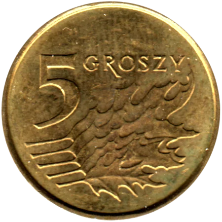 5 groszy, 2021 Reverse