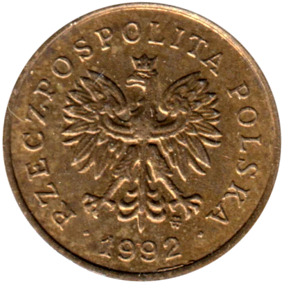 2 groszy, 1992 Obverse
