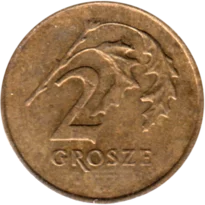 Preview 2 groszy, 1992 reverse