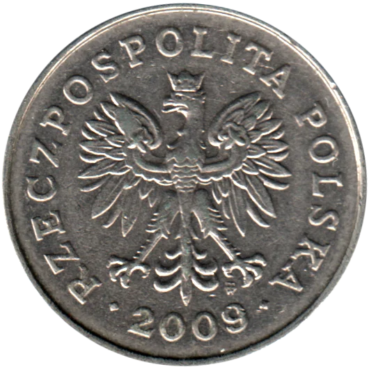1 Złoty, 2009 Obverse