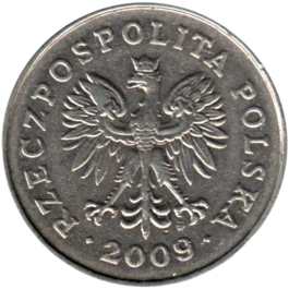 Preview 1 Złoty, 2009 obverse