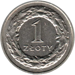 Preview 1 Złoty, 2009 reverse