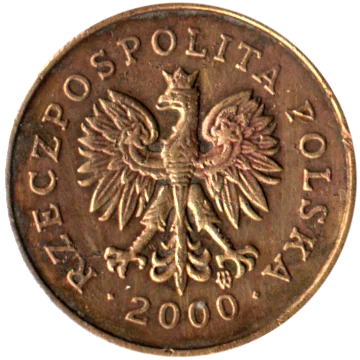 1 grosz, 2000 Obverse