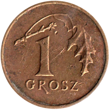 Preview 1 grosz, 2000 reverse