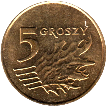 5 groszy, 2010 Reverse