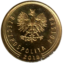 Preview 2 groszy, 2018 obverse