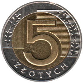 Preview 5 Złoty, 2016 reverse