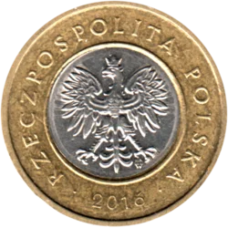 Preview 2 Złoty, 2016 obverse