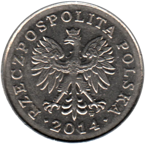 50 groszy, 2014 Obverse