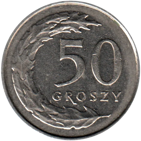 50 groszy, 2014 Reverse