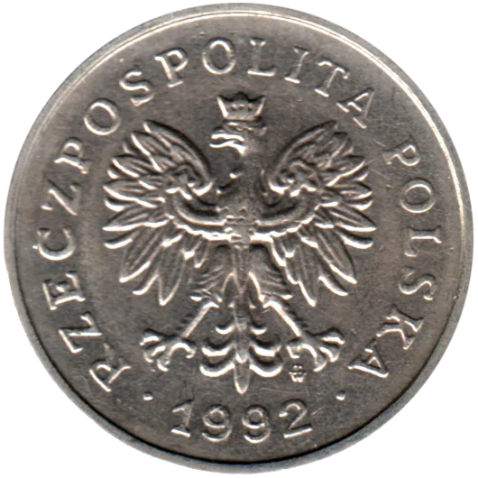 1 Złoty, 1992 Obverse