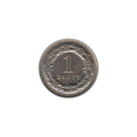 Preview 1 Złoty, 1992 reverse