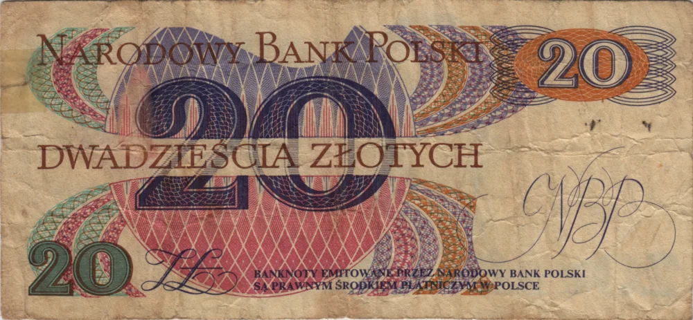 20 Złoty, 1982 Obverse