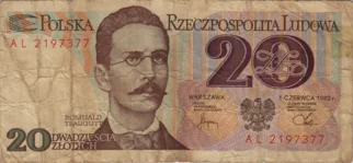 Preview 20 Złoty, 1982 reverse