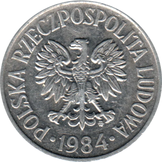 50 groszy, 1984 Obverse