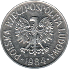 Preview 50 groszy, 1984 obverse