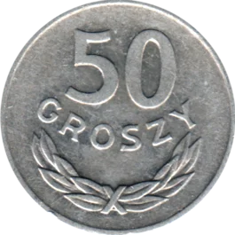Preview 50 groszy, 1984 reverse