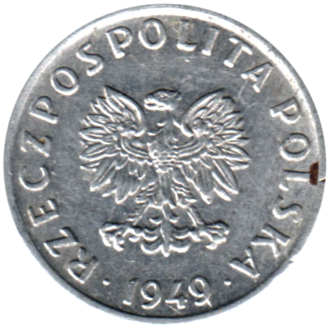 5 groszy, 1949 Obverse