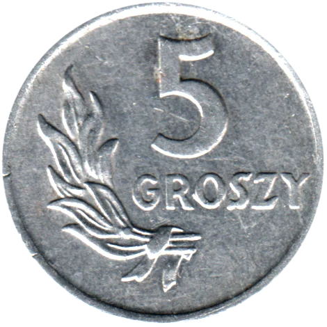 5 groszy, 1949 Reverse