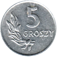 Preview 5 groszy, 1949 reverse