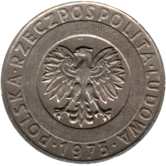 Preview 20 Złoty, 1973 obverse