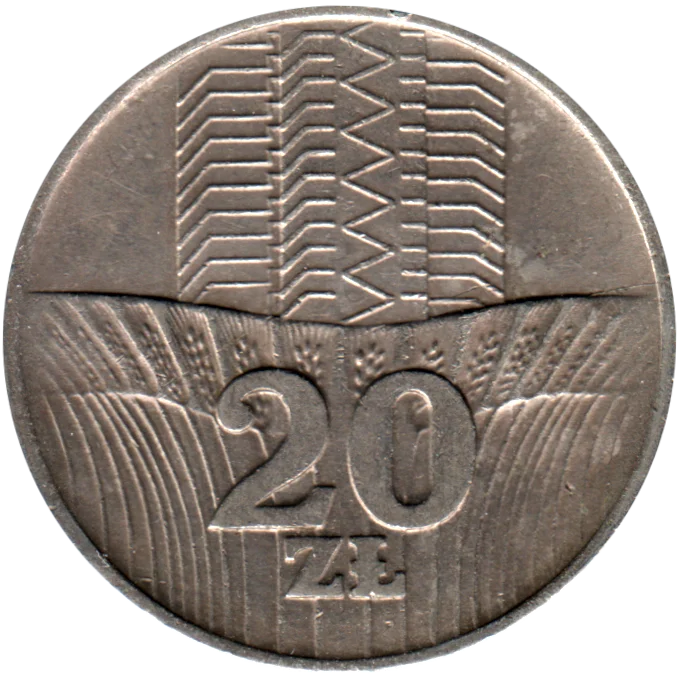 20 Złoty, 1973 Reverse
