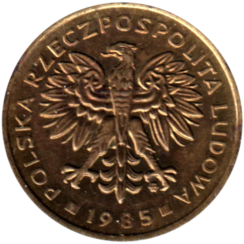 2 Złoty, 1985 Obverse