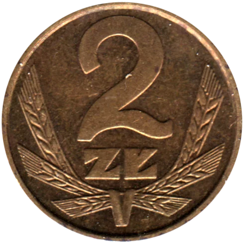 2 Złoty, 1985 Reverse
