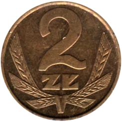 Preview 2 Złoty, 1985 reverse