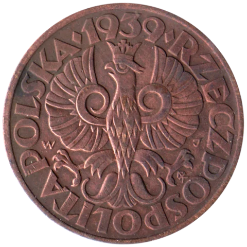 5 groszy, 1939 Obverse