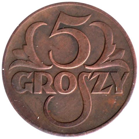 5 groszy, 1939 Reverse
