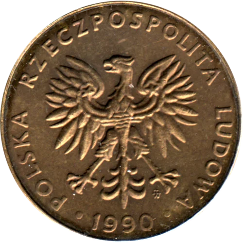 10 Złoty, 1990 Obverse