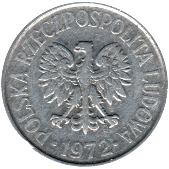 50 groszy, 1972 Obverse