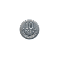 Preview 10 groszy, 1969 reverse